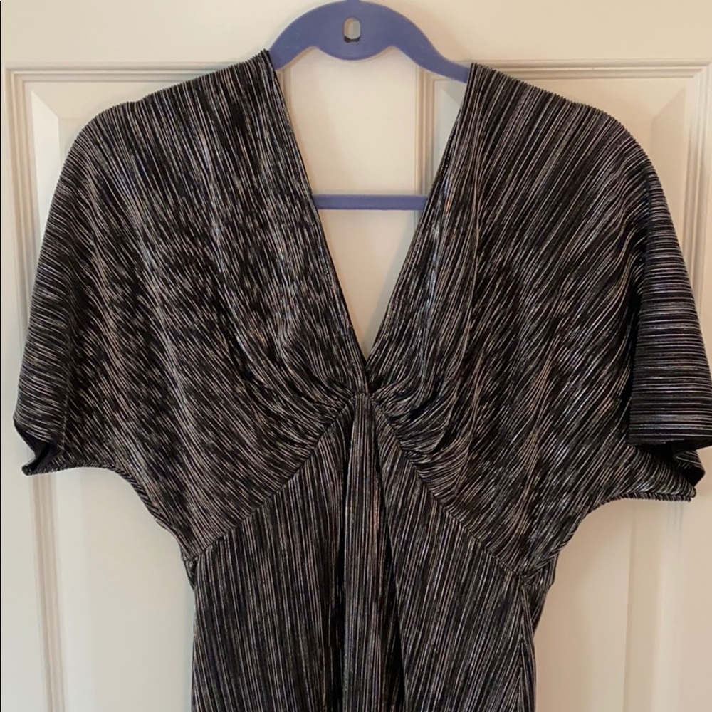 Silver Drape Dress